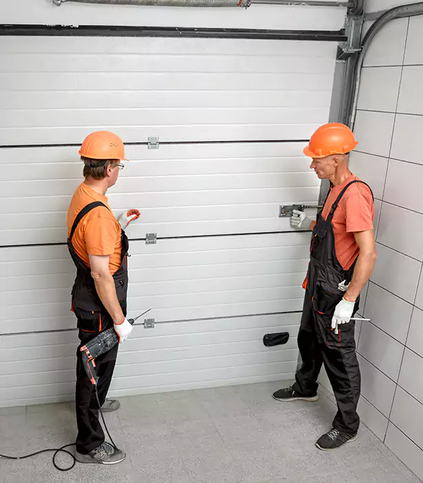Insulated Roll Up Garage Door Sunrise