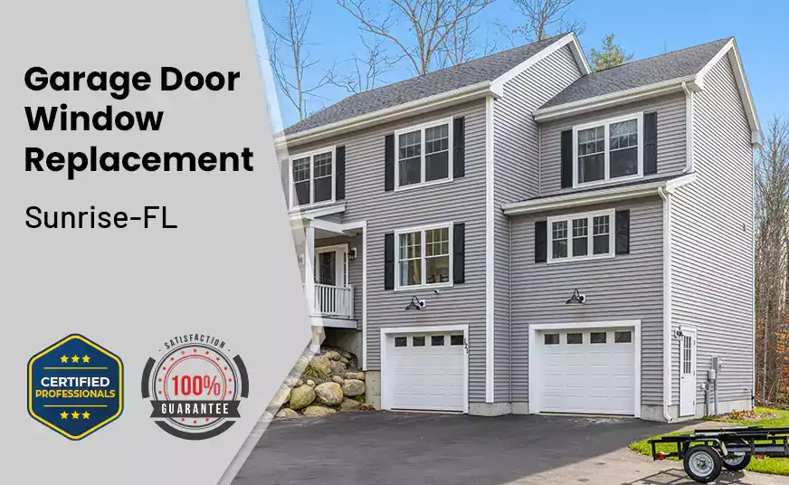 Garage Door Window Replacement Sunrise-FL 