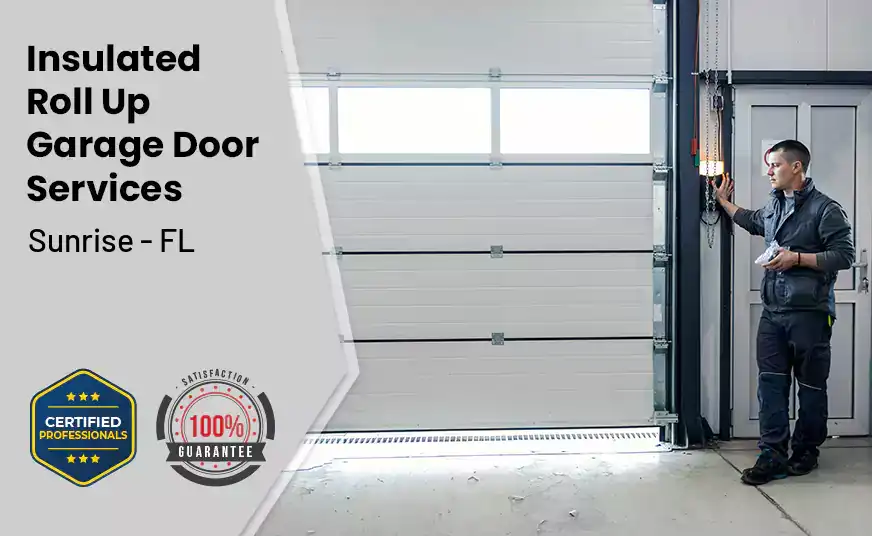Insulated Roll Up Garage Door Sunrise - FL 